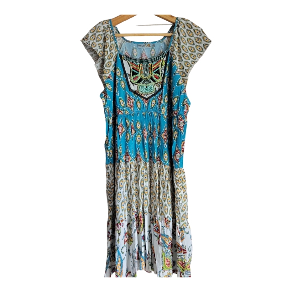Unity World Wear Boho Style Dress Size Medium
